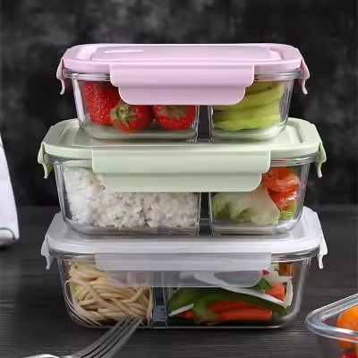Glass Lunch Box/Sealed Fresh-Keeping Box