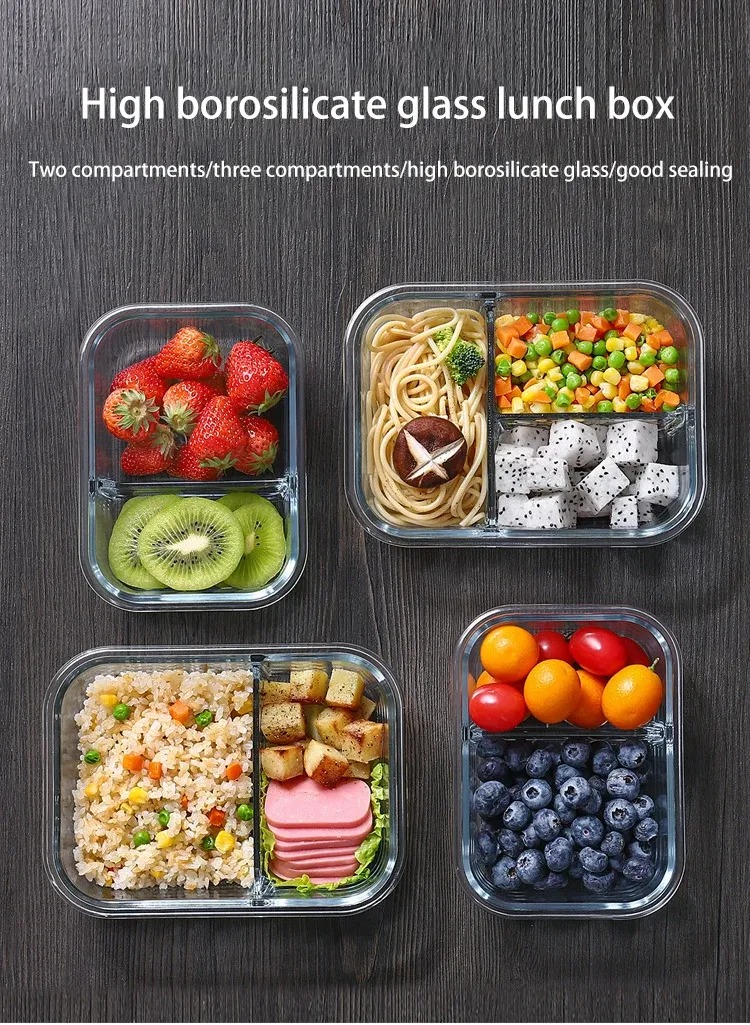 Glass Lunch Box/Sealed Fresh-Keeping Box