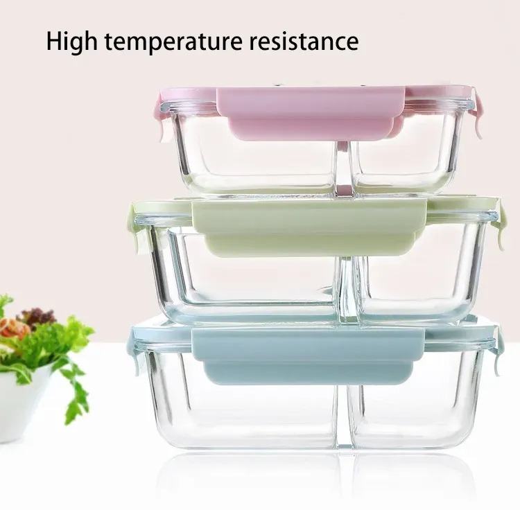 Glass Lunch Box/Sealed Fresh-Keeping Box