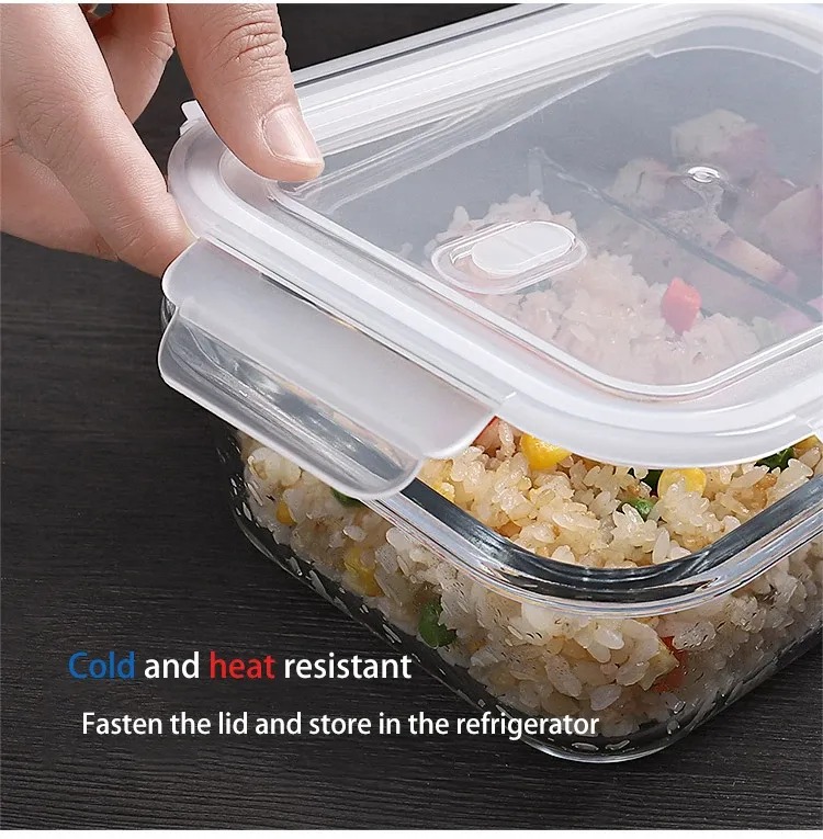 Glass Lunch Box/Sealed Fresh-Keeping Box