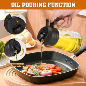 2 in 1 Glass Oil Spray Bottle