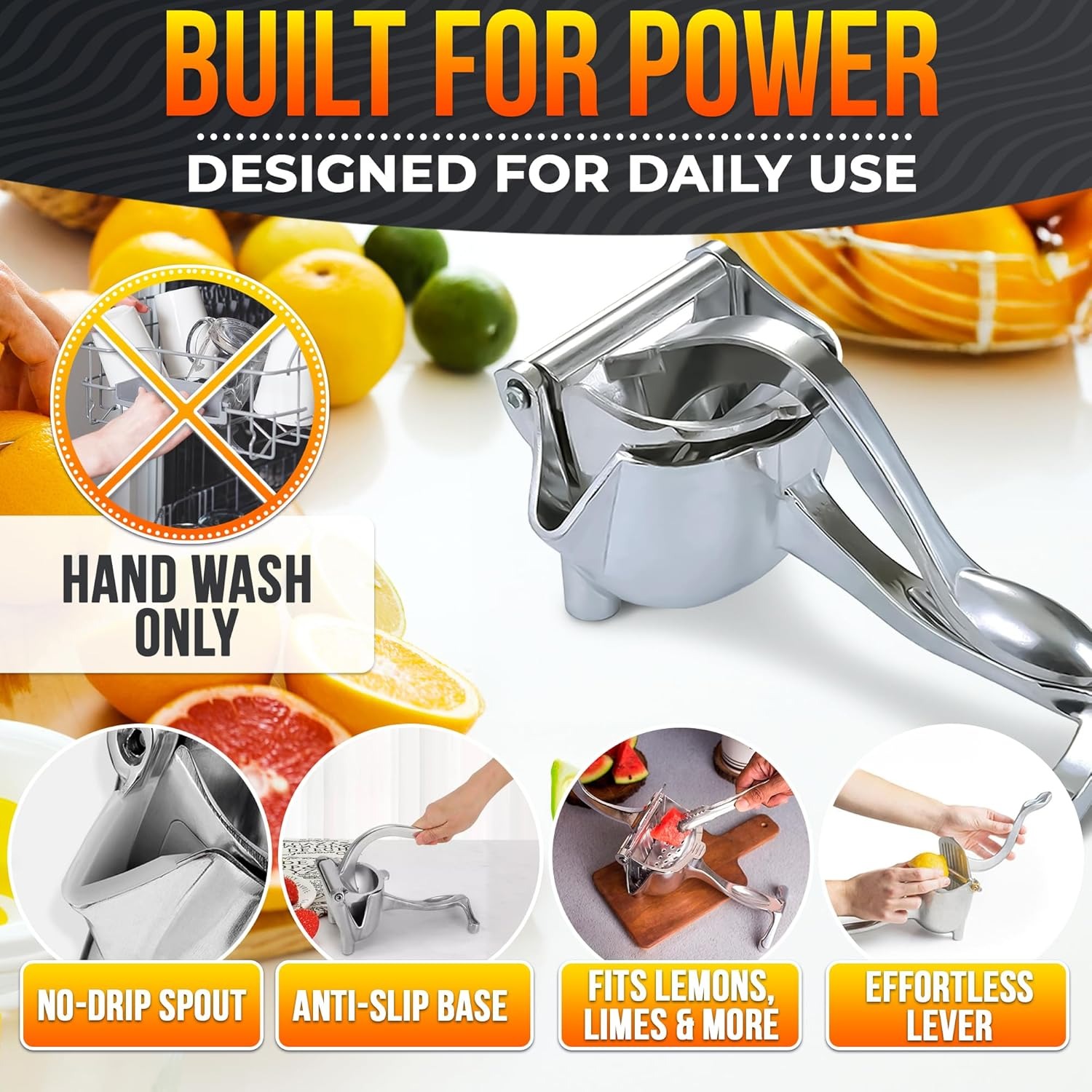Manual Hand Press Juicer