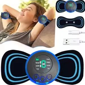 mini rechargeable portable electric massager pad