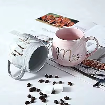 Mr & Mrs Couple mug set