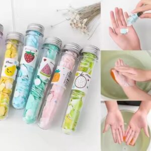 portable flower shape soap flakes