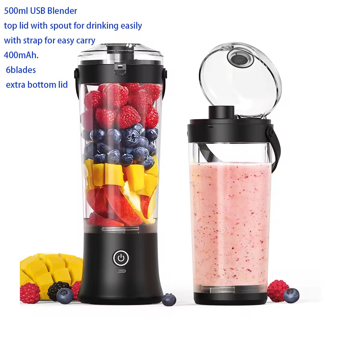 portable electric mini bottle blender